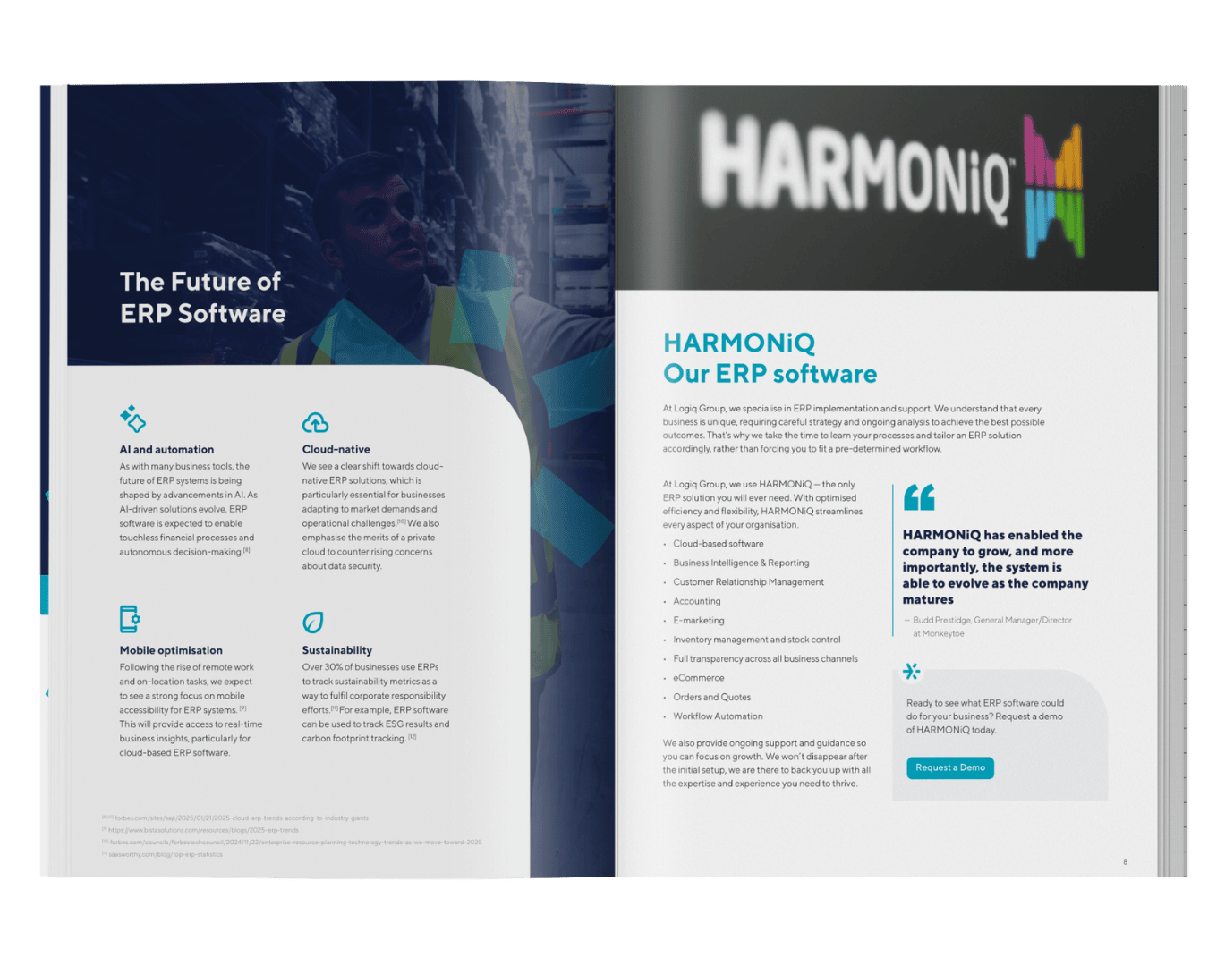 ERP white paper mockups landscape